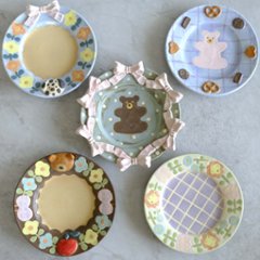 キャラクター付き小皿画像