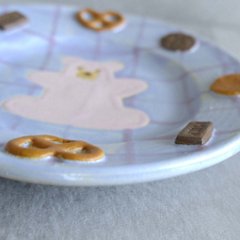 キャラクター付き小皿画像