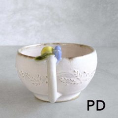 小鳥とお花のﾃｨｰｶｯﾌﾟ画像