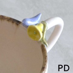 小鳥とお花のﾃｨｰｶｯﾌﾟ画像