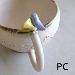 小鳥とお花のﾃｨｰｶｯﾌﾟ画像