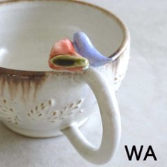 小鳥とお花のﾃｨｰｶｯﾌﾟ画像