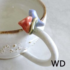 小鳥とお花のﾃｨｰｶｯﾌﾟ画像