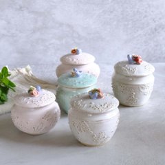 小鳥とお花の壷miniの画像
