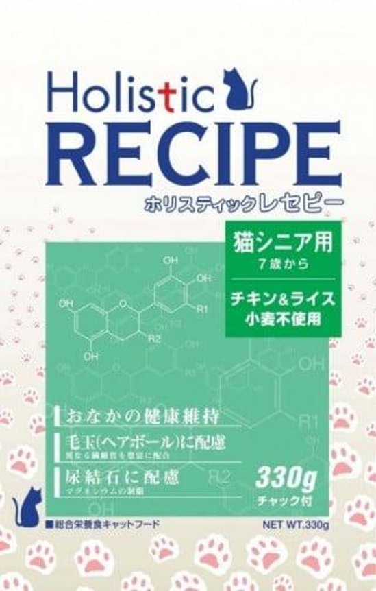 ホリスティツクレセピー 猫シニア 7才から 330ｇ画像