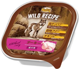 ニュートロ　ワイルドレシピ　ターキー　成犬用トレイ 100ｇ×６個の画像