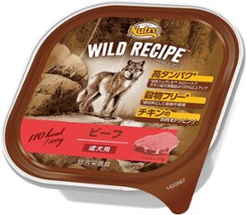 ニュートロ　ワイルドレシピ　ビーフ　成犬用トレイ 100ｇ×６個の画像