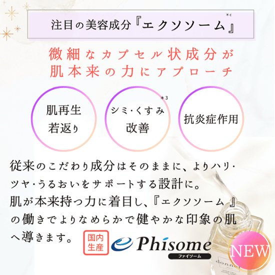 【母の日ギフト】ドネ美容液1本(ギフトBOX＆ハンドクリーム付き)画像