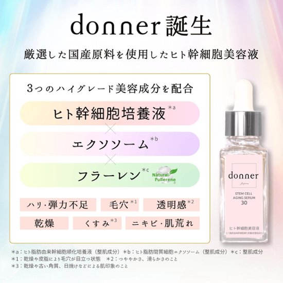 ドネ　SC　エイジングセラム30（２本セット）画像