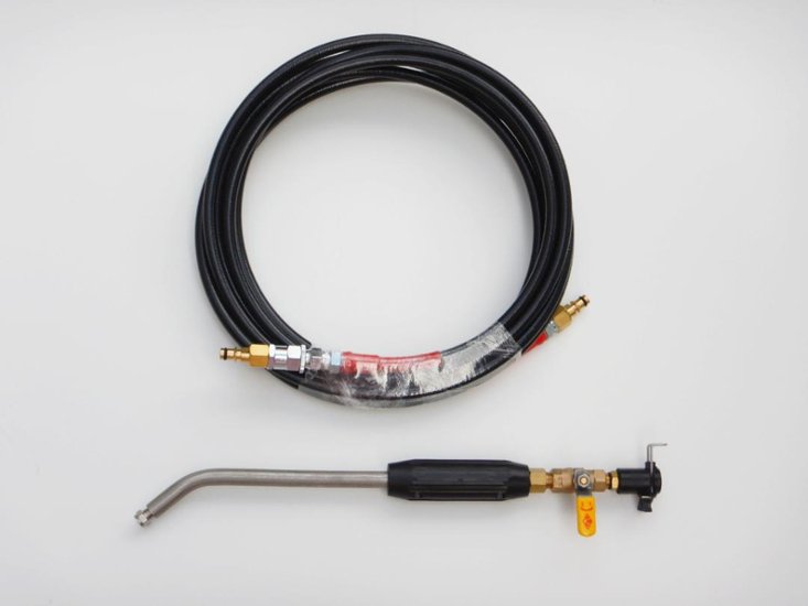 ミドルレングスエアコン洗浄ランス＋NITTA製高圧ホース6m(ケルヒャースイベルクイックコネクトプラグ仕様)②画像