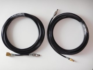 激細!!ケルヒャー純正互換接続ウルトラスリムウレタン高圧ホース《洗浄ガン側より戻し付きクイックコネクトプラグ仕様》の画像