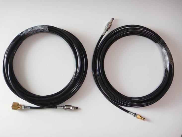 激細!!ケルヒャー純正互換接続ウルトラスリムウレタン高圧ホース《洗浄ガン側より戻し付きクイックコネクトプラグ仕様》画像