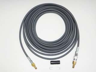 ケルヒャ―純正ホースの海外サプライヤー製 破裂しない柔らかスリムなPUウレタン高圧ホース 5m/10m グレーカラー(太さΦ9㎜)の画像