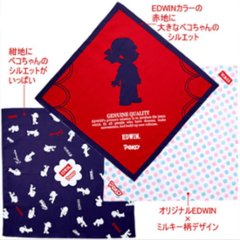 不二家 ペコちゃん エドウィン ペコちゃんバンダナセット EDWIN x PEKO 【新品同様品】画像