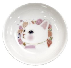 choo choo本舗　JETOY(ジェトイ)　猫の小皿 白の画像