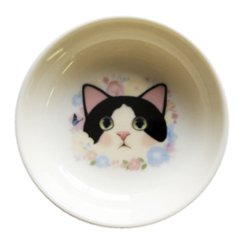 choo choo本舗　JETOY(ジェトイ)　猫の小皿 白黒の画像