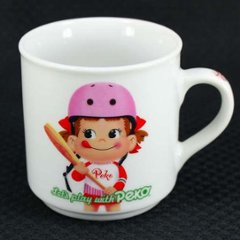 不二家 ペコちゃん マグカップ型プリンカップ 野球 【未使用】の画像