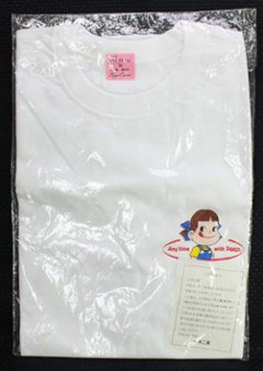 不二家 ペコちゃん ペコちゃんTシャツ Any time with Peko 【未開封】の画像