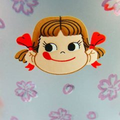 不二家 ペコちゃん ペコポコペアグラス ひなまつり 【未使用】画像