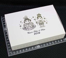 不二家 ペコちゃん YEAR'S 2014 Peko&Poko ピンバッチ 【未使用】画像