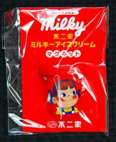 不二家 ペコちゃん ミルキー アイスクリームマグネット 【新品同様品】画像