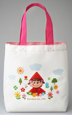 不二家 ペコちゃん 童話シリーズ ペコちゃんトートバッグ 赤ずきん 【新品同様品】画像