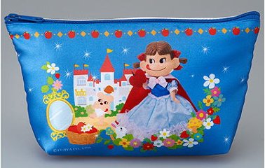 不二家 ペコちゃん 童話シリーズポーチ ペコちゃんポーチ 白雪姫 【新品同様品】の画像