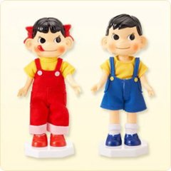 不二家 ペコちゃん レトロペコポコ人形 【新品同様品】画像