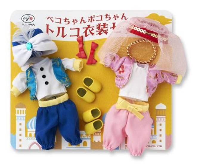 不二家 ペコちゃん ペコポコ着せ替えお洋服セット 全6種フルセット 2012年限定イヤーズシリーズ 【新品同様品】画像