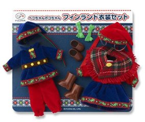 不二家 ペコちゃん ペコポコ着せ替えお洋服セット 全6種フルセット 2012年限定イヤーズシリーズ 【新品同様品】画像