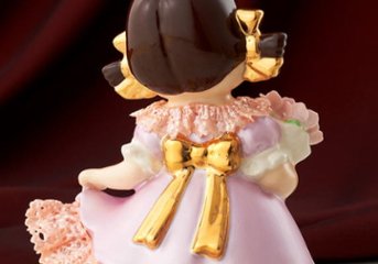 不二家 ペコちゃん プレミアムセレクション レースドール パールピンク 人形【新品同様品】画像