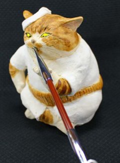 水谷 満 作 頑固おやじ 猫の焼き物たち 皿や器や招き猫画像