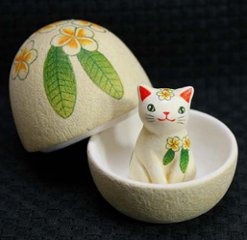 卵猫(小) 天野千恵美 作の画像