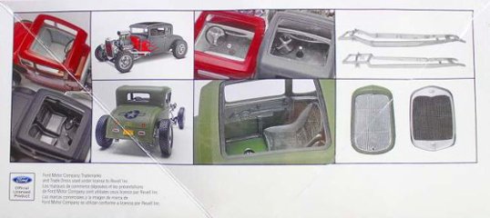 アメリカレベル 1930　フォード モデル　A クーペ 1/25  プラモデル 【新品同様品】画像