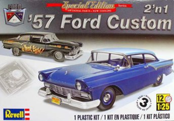 アメリカレベル 1957 フォード カスタム 1/25  プラモデル 【新品同様品】画像