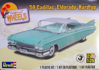 アメリカレベル 1959 キャデラック エルドラド ハードトップ 1/25  プラモデル 【新品同様品】の画像