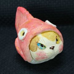 岡村洋子 作 猫かぶり 鯛 茶 ねこども 猫の焼き物たち 皿や器や招き猫画像