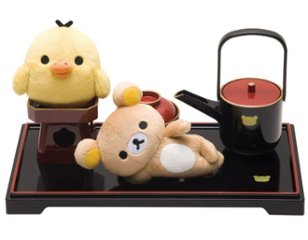 サンエックス リラックマ お正月ぬいぐるみセット 2014 【新品同様品】 ぬいぐるみの画像