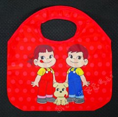 ペコちゃんミニエコバッグ 全4種コンプリートセット レインボー 不二家 カプセルトイ ガチャガチャ ガシャポン ガチャポン画像