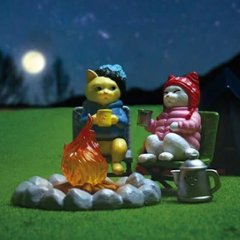 ねこの休日 キャンプファイヤー編 全5種コンプリートセット エール カプセルトイ ガチャガチャ ガシャポン ガチャポン画像