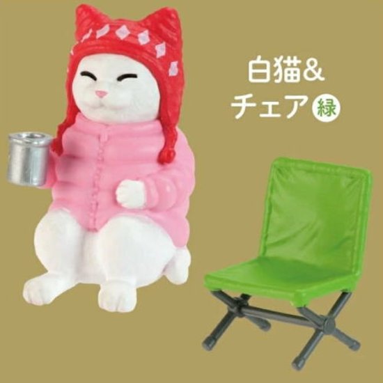 ねこの休日 キャンプファイヤー編 全5種コンプリートセット エール カプセルトイ ガチャガチャ ガシャポン ガチャポン画像