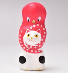 相良人形 猫に蛸 全5種コンプリートセット キタンクラブ カプセルトイ ガチャガチャ ガシャポン ガチャポン画像