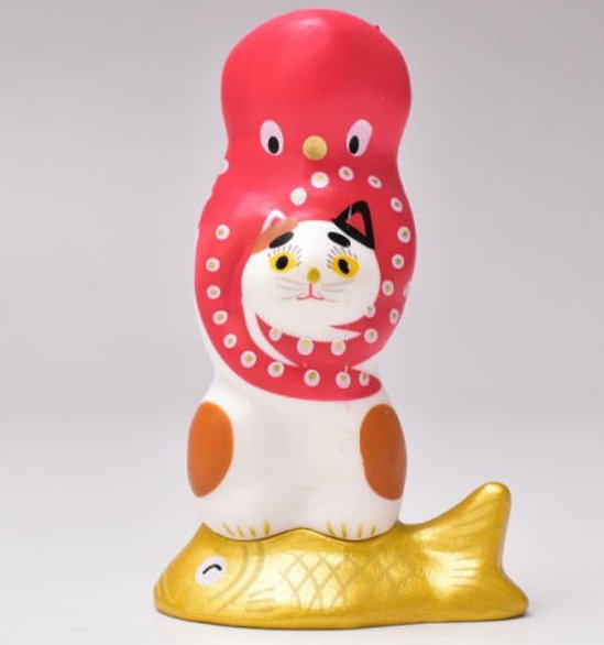 相良人形 猫に蛸 全5種コンプリートセット キタンクラブ カプセルトイ ガチャガチャ ガシャポン ガチャポン画像