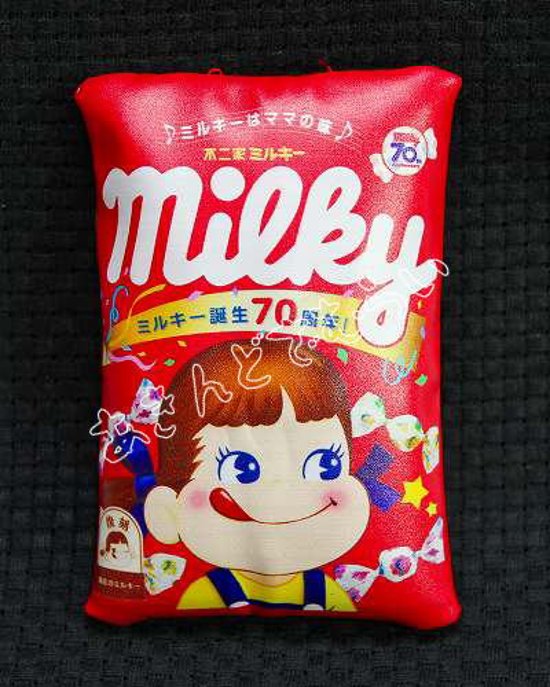 不二家ミルキー復刻版パッケージミニポーチ 全5種コンプリートセット レインボー カプセルトイ ガチャガチャ ガシャポン ガチャポン【新品同様品】画像