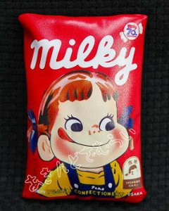 不二家ミルキー復刻版パッケージミニポーチ 全5種コンプリートセット レインボー カプセルトイ ガチャガチャ ガシャポン ガチャポン【新品同様品】画像