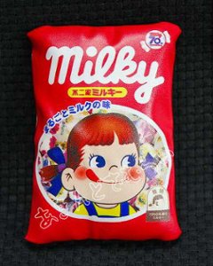 不二家ミルキー復刻版パッケージミニポーチ 全5種コンプリートセット レインボー カプセルトイ ガチャガチャ ガシャポン ガチャポン【新品同様品】画像