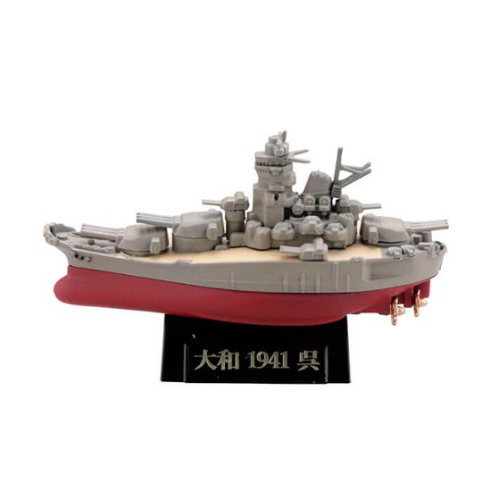 連合艦隊旗艦 大和 三笠編 ワールドシップデフォルメ4 カプセルQミュージアム 全6種コンプリートセット 海洋堂 カプセルトイ ガチャガチャ ガシャポン ガチャポン 【新品同様品】画像