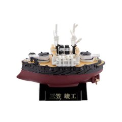 連合艦隊旗艦 大和 三笠編 ワールドシップデフォルメ4 カプセルQミュージアム 全6種コンプリートセット 海洋堂 カプセルトイ ガチャガチャ ガシャポン ガチャポン 【新品同様品】画像