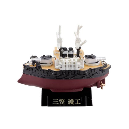 連合艦隊旗艦 大和 三笠編 ワールドシップデフォルメ4 カプセルQミュージアム 全6種コンプリートセット 海洋堂 カプセルトイ ガチャガチャ ガシャポン ガチャポン 【新品同様品】画像