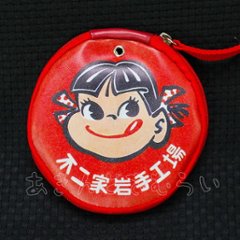 ペコちゃん レトロ看板ポーチ 全6種コンプリートセット レインボー カプセルトイ ガチャガチャ ガシャポン ガチャポン 【新品同様品】の画像